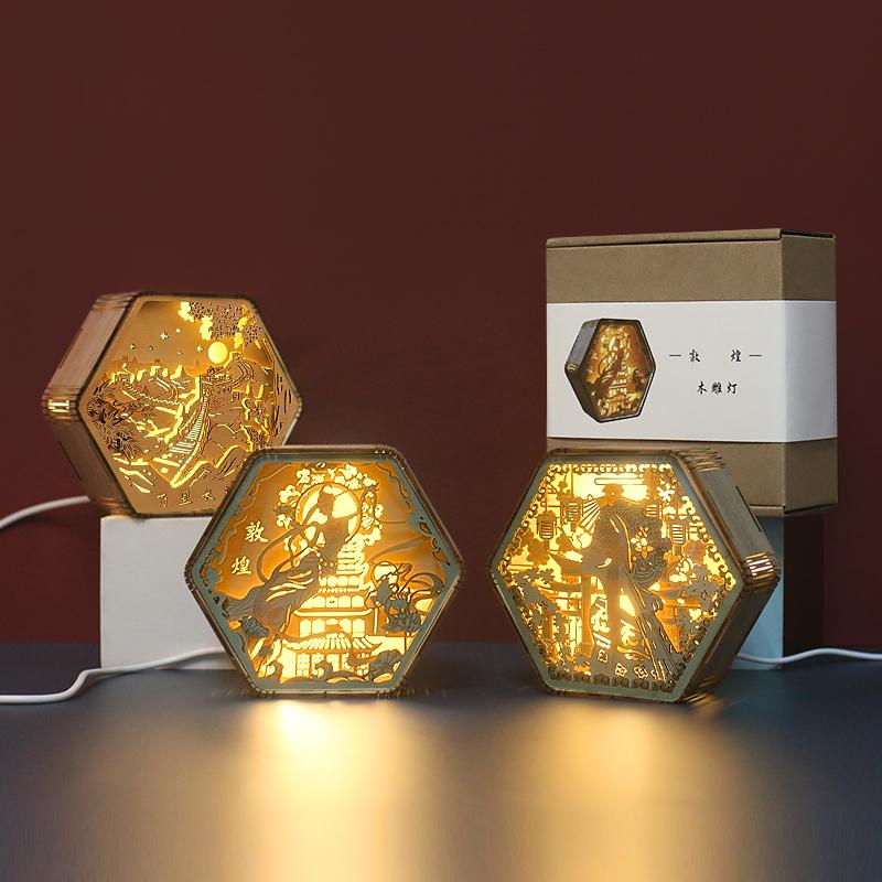 新品木雕燈—當(dāng)木頭遇上燈，美爆了。