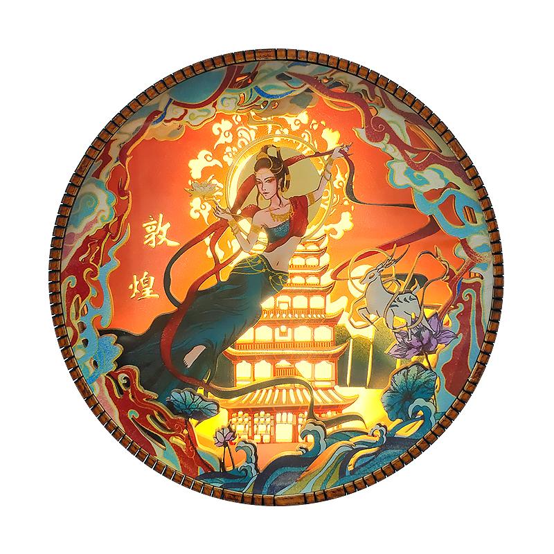 敦煌飛天彩色