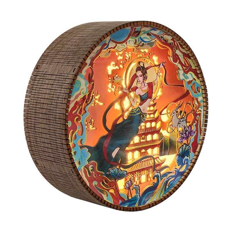 敦煌飛天彩色