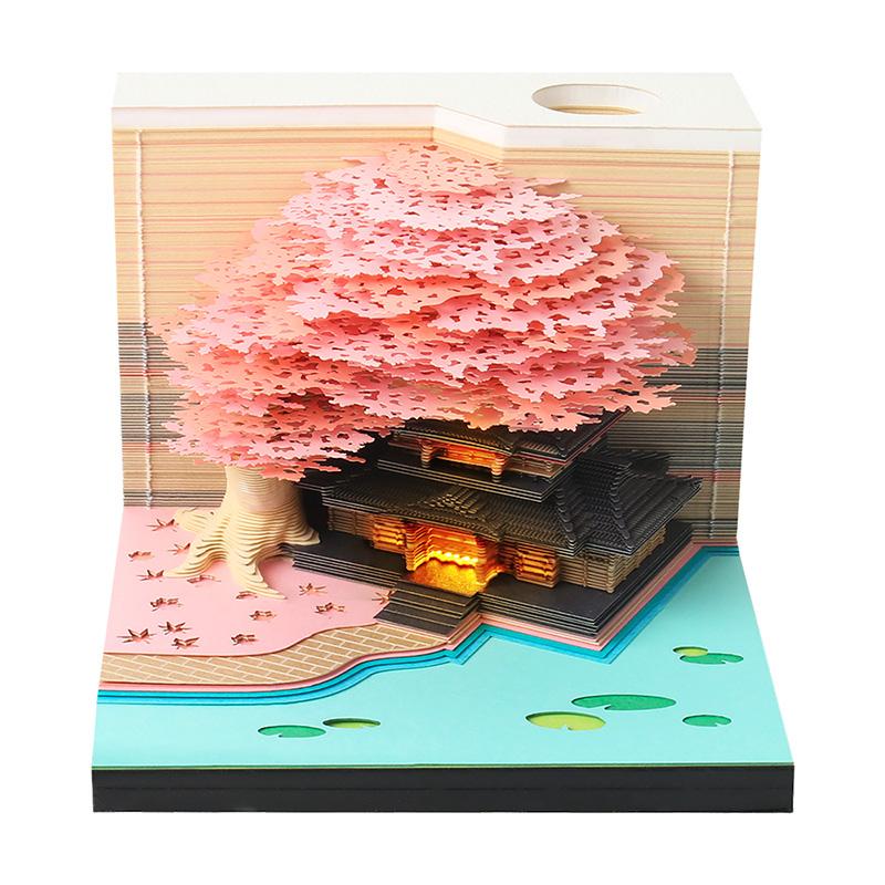 花團(tuán)錦簇3D立體便簽