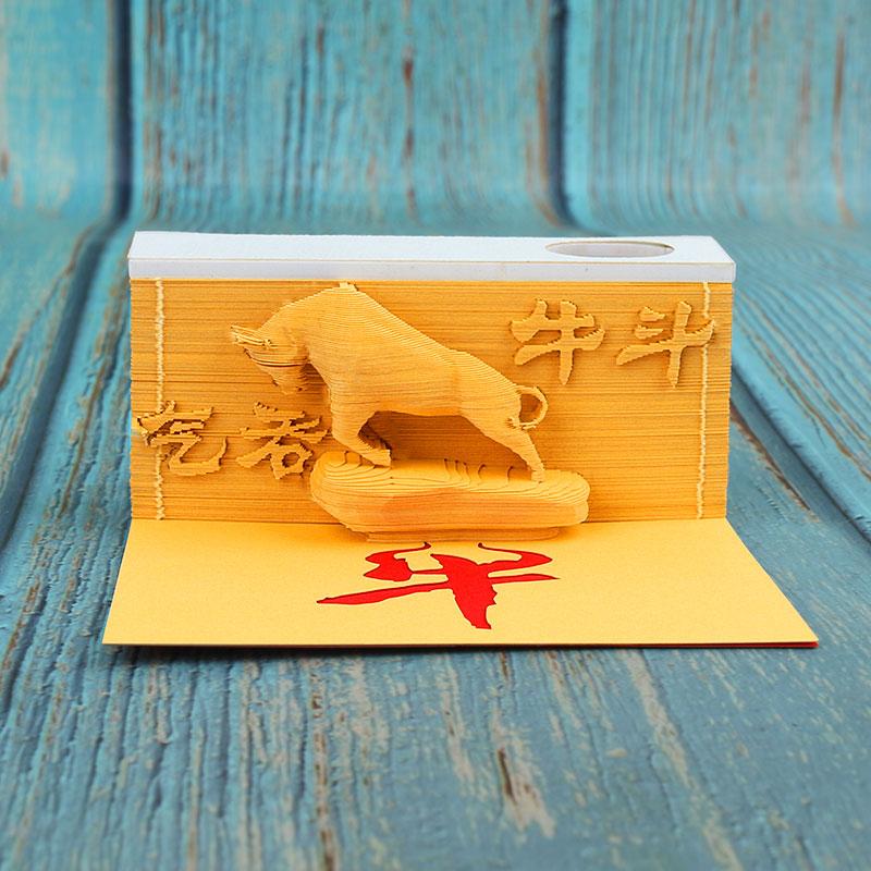 十二生肖便簽-丑牛