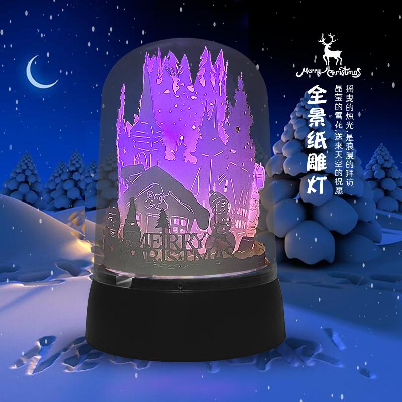 全景燈-雪地圣誕