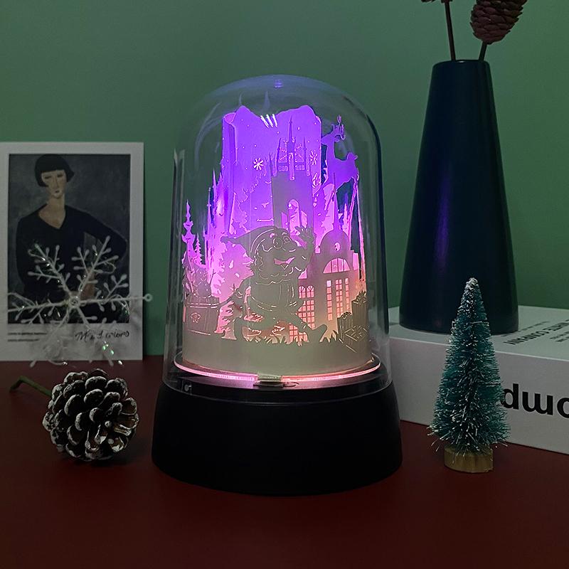全景燈-圣誕麋鹿