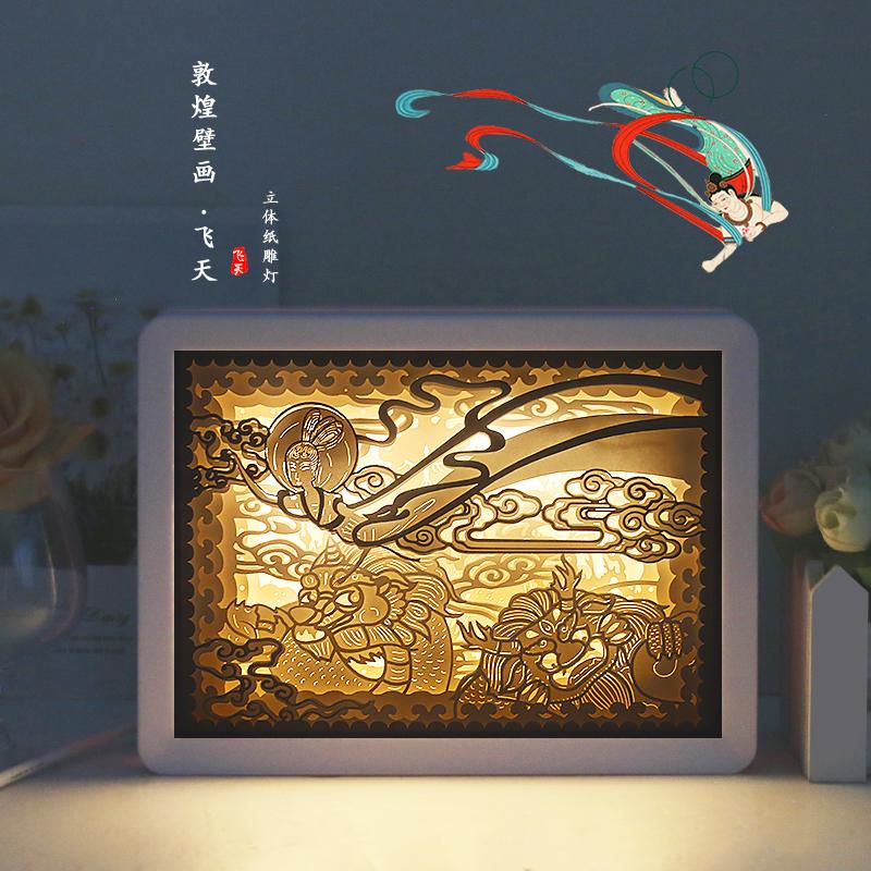 敦煌系列-壁畫·飛天