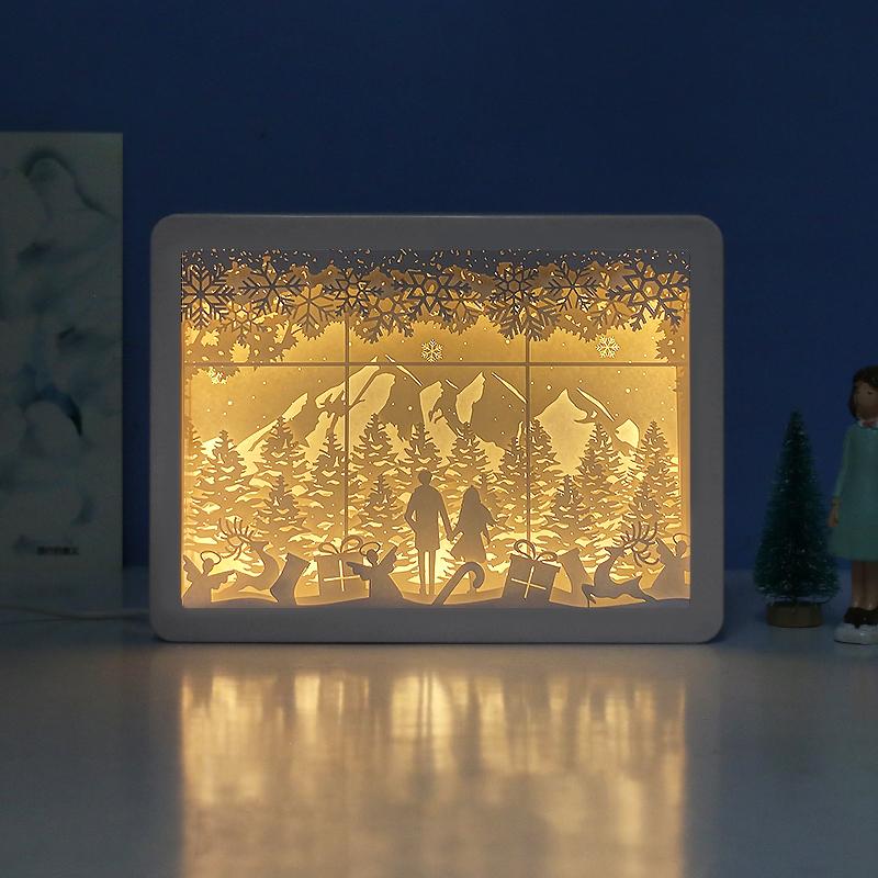 圣誕節(jié)-圣誕雪景